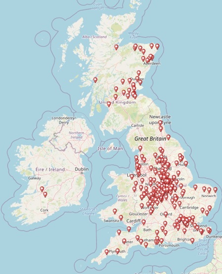 My ancestors continue to grow and move around Great Britain and Ireland from 1950s to present day